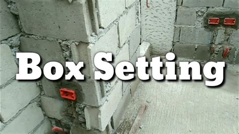 how to install electrical box in cinder block|mounting electrical boxes on concrete.